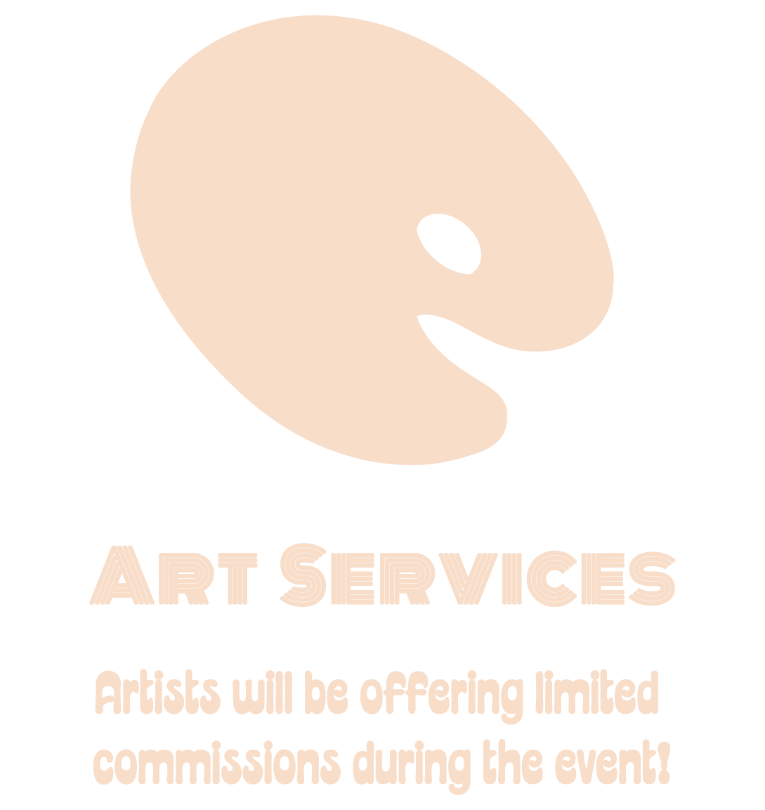 Looking for a one-of-a-kind keepsake? Nook Nook & Maxine Allura will be offering limited art commissions during the event!
