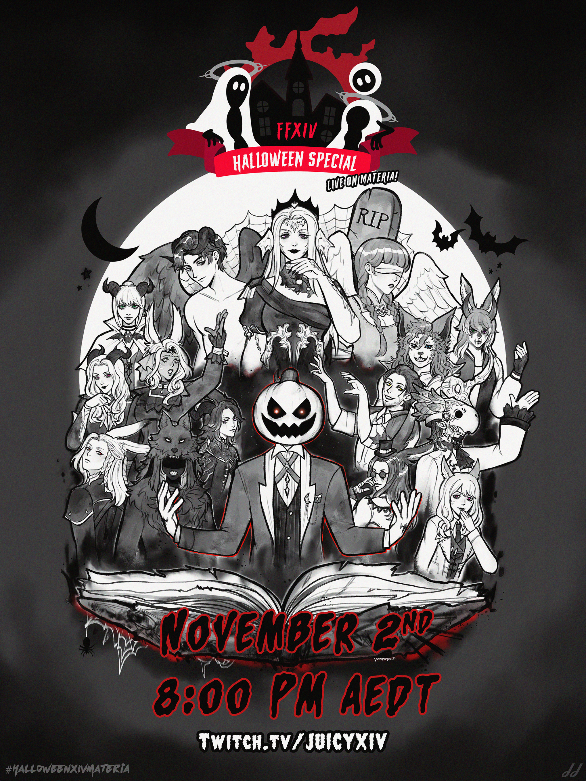 FFXIV Halloween Special Poster FFXIV Halloween Special Poster
